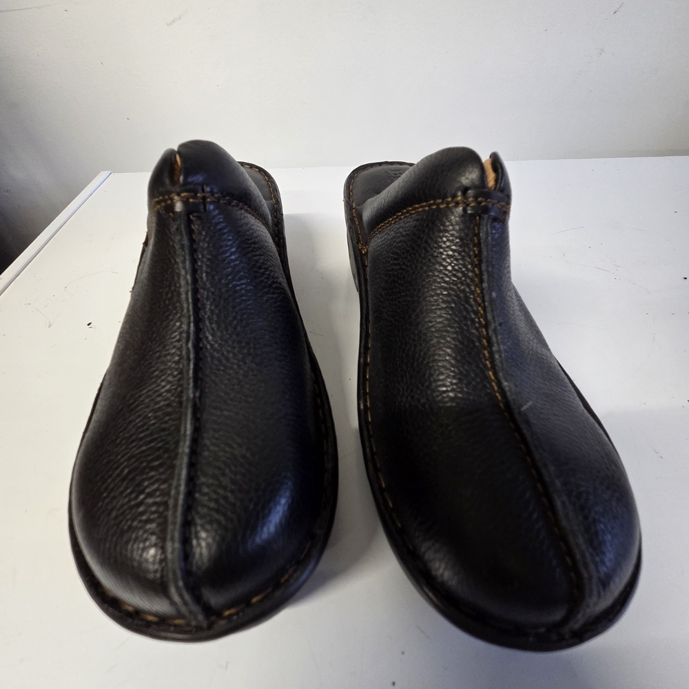 Born Black Leather Loafers